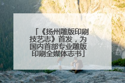 《扬州雕版印刷技艺志》首发，为国内首部专业雕版印刷全媒体志书