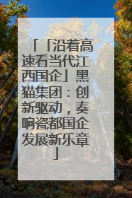 「沿着高速看当代江西国企」黑猫集团：创新驱动，奏响瓷都国企发展新乐章