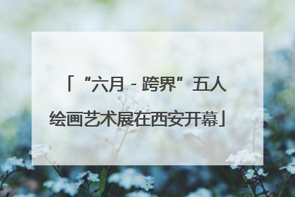 “六月 - 跨界”五人绘画艺术展在西安开幕