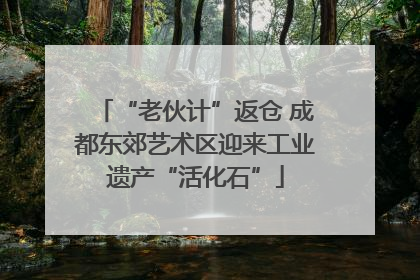 “老伙计”返仓 成都东郊艺术区迎来工业遗产“活化石”