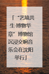 “艺境共生·博物华章”博物馆沉浸交响音乐会在沈阳举行