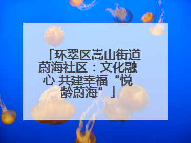 环翠区嵩山街道蔚海社区：文化融心 共建幸福“悦龄蔚海”