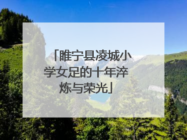睢宁县凌城小学女足的十年淬炼与荣光