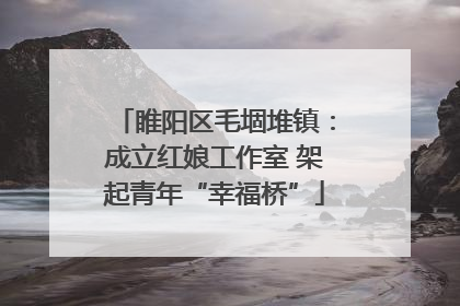睢阳区毛堌堆镇：成立红娘工作室 架起青年“幸福桥”