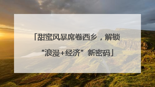 甜蜜风暴席卷西乡，解锁“浪漫+经济”新密码
