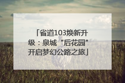 省道103焕新升级：泉城“后花园”开启梦幻公路之旅