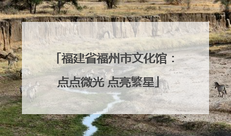 福建省福州市文化馆：点点微光 点亮繁星