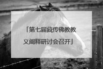 第七届藏传佛教教义阐释研讨会召开