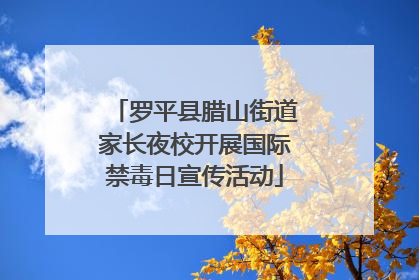 罗平县腊山街道家长夜校开展国际禁毒日宣传活动