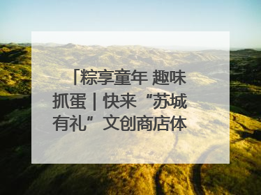 粽享童年 趣味抓蛋｜快来“苏城有礼”文创商店体验民俗活动