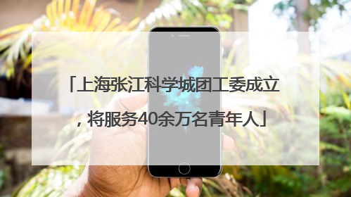 上海张江科学城团工委成立，将服务40余万名青年人