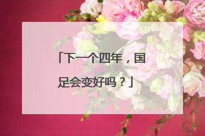 下一个四年，国足会变好吗？