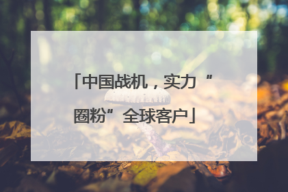 中国战机，实力“圈粉”全球客户