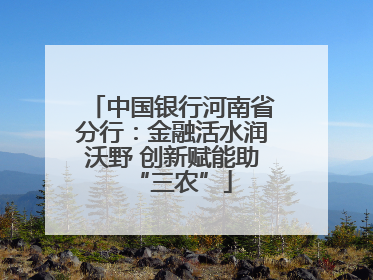 中国银行河南省分行：金融活水润沃野 创新赋能助“三农”