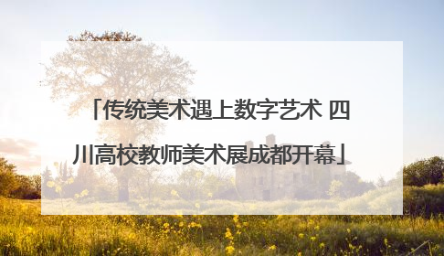 传统美术遇上数字艺术 四川高校教师美术展成都开幕