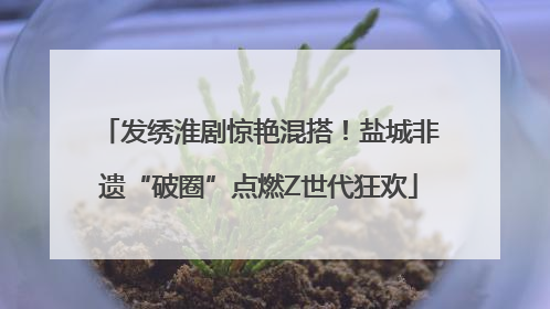发绣淮剧惊艳混搭！盐城非遗“破圈”点燃Z世代狂欢