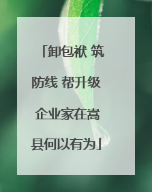 卸包袱 筑防线 帮升级 企业家在嵩县何以有为