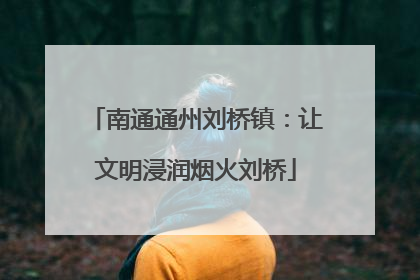 南通通州刘桥镇：让文明浸润烟火刘桥