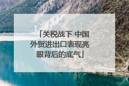关税战下 中国外贸进出口表现亮眼背后的底气