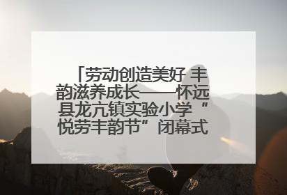 劳动创造美好 丰韵滋养成长——怀远县龙亢镇实验小学“悦劳丰韵节”闭幕式圆满举行