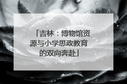 吉林：博物馆资源与小学思政教育的双向奔赴