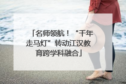 名师领航！“千年走马灯”转动江汉教育跨学科融合