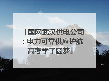 国网武汉供电公司：电力可靠供应护航高考学子圆梦