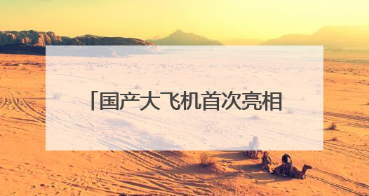 国产大飞机首次亮相支线机场南航C919成功首航广州-南阳