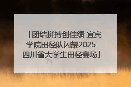 团结拼搏创佳绩 宜宾学院田径队闪耀2025四川省大学生田径赛场