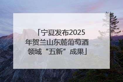 宁夏发布2025年贺兰山东麓葡萄酒领域“五新”成果