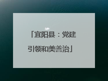 宜阳县：党建引领和美善治