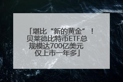 堪比“新的黄金”！贝莱德比特币ETF总规模达700亿美元 仅上市一年多