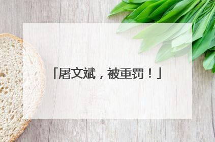 屠文斌，被重罚！