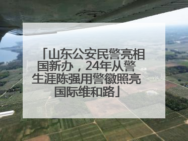 山东公安民警亮相国新办，24年从警生涯陈强用警徽照亮国际维和路