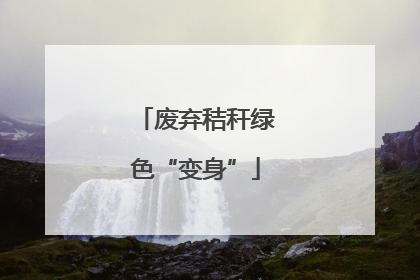 废弃秸秆绿色“变身”