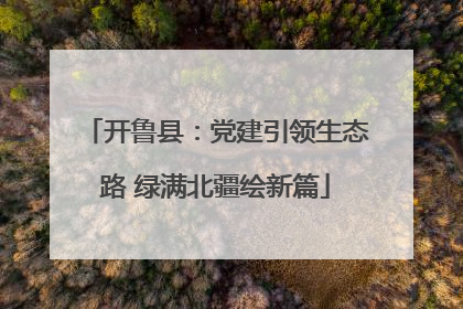 开鲁县：党建引领生态路 绿满北疆绘新篇