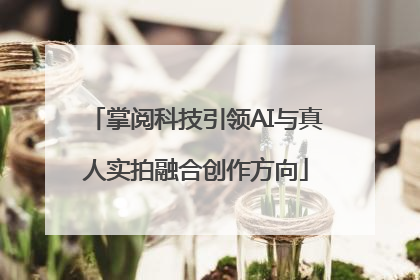 掌阅科技引领AI与真人实拍融合创作方向