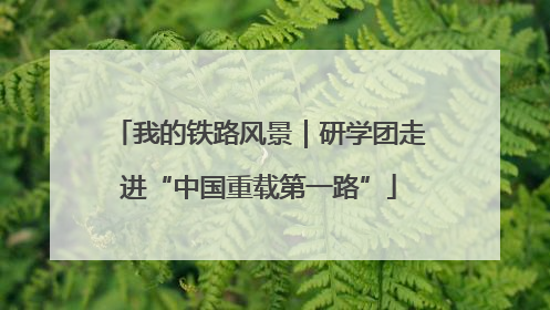 我的铁路风景｜研学团走进“中国重载第一路”