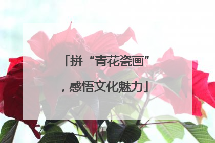 拼“青花瓷画”，感悟文化魅力
