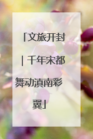 文旅开封｜千年宋都舞动滇南彩翼