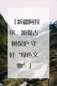 新疆阿拉尔：加强古树保护 守好“绿色文物”