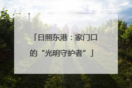 日照东港：家门口的“光明守护者”