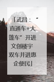 武昌：“直通车+大篷车”开进文创楼宇 双车并进惠企便民