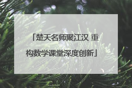 楚天名师聚江汉 重构数学课堂深度创新