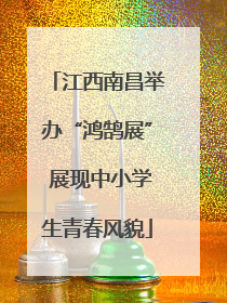 江西南昌举办“鸿鹄展” 展现中小学生青春风貌