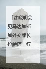 沈晓明会见马达加斯加外交部长拉萨塔一行