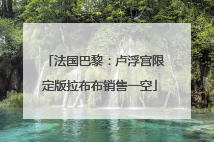 法国巴黎：卢浮宫限定版拉布布销售一空