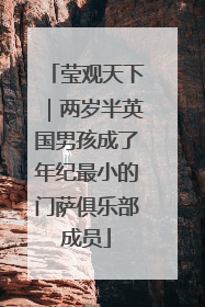 莹观天下｜两岁半英国男孩成了年纪最小的门萨俱乐部成员
