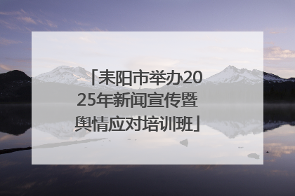 耒阳市举办2025年新闻宣传暨舆情应对培训班