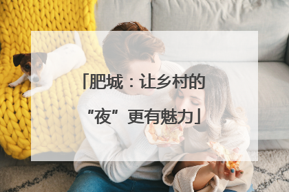 肥城：让乡村的“夜”更有魅力